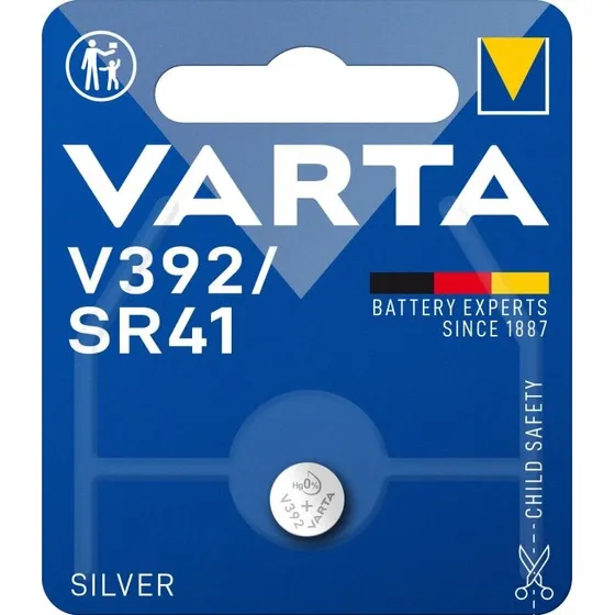 Varta V392 SR41 Sølvoxid Knapcelle 1,55V 38mAh