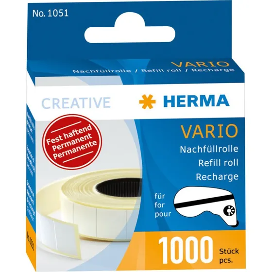 HERMA Vario Limrullegenopfyldning 12x13 mm permanent