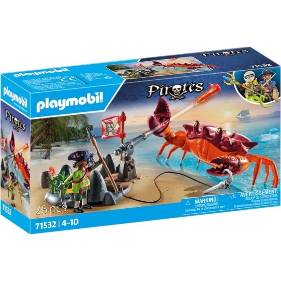 Playmobil Pirates Kampen mod den gigantiske krabbe (71532)