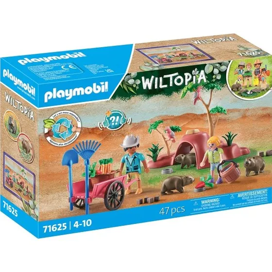 Playmobil Wombat Shelter (71625) – Børneligesæt med figurer og naturtilbehør