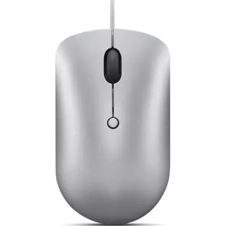 Lenovo 540 USB-C Optisk Mus, Grå, Ambidextrøs, 2400 DPI