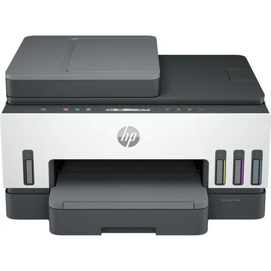 HP Smart Tank 750 Farve Multifunktion - A4, Genopfyldbar Blæk