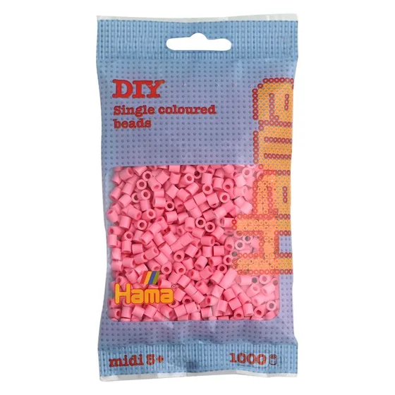 Hama Koral-pink Midi Perler 1000 stk