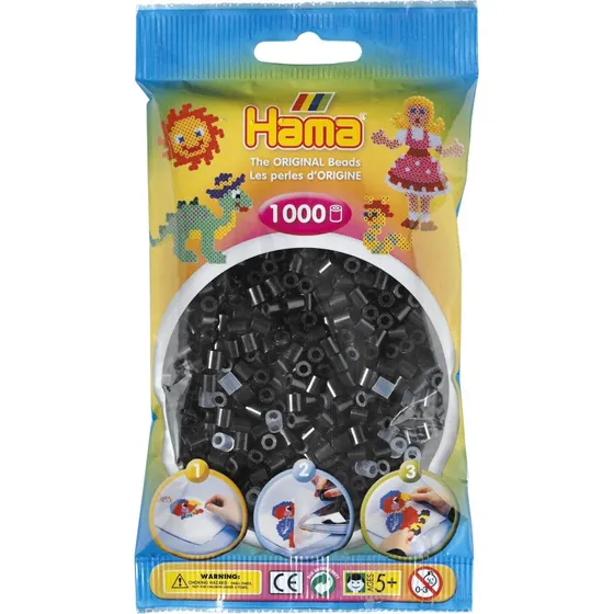 Hama Sorte Midi Perler – 1000 stk.