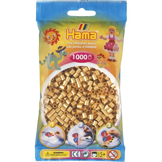 Hama Guld Midi Perler, 1000 stk.
