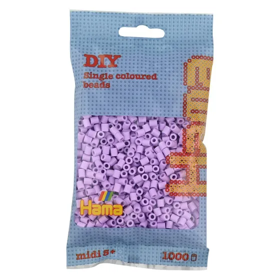 Hama Pastel Syren Midi Perler – 1000 stk i pose