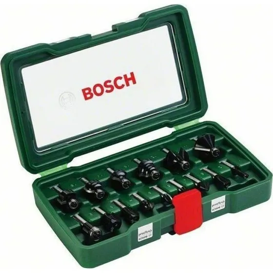 Bosch Fræsebitsæt 2 607 019 469, 15 dele, 8 mm skaft