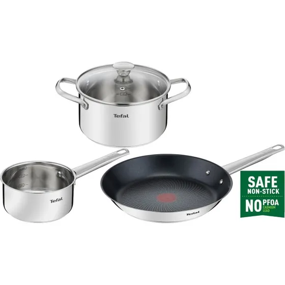 Tefal Cook Eat Set 4 delar rustfrit stål