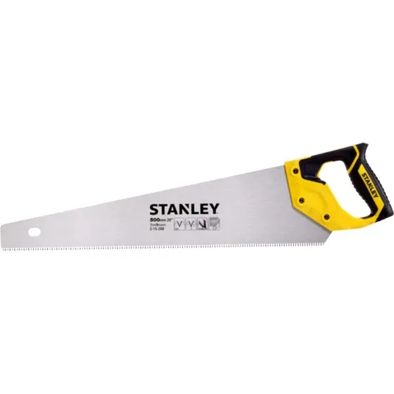 Stanley 2-15-288 Håndsav 50 cm, Sort/Rustfrit Stål/Gul