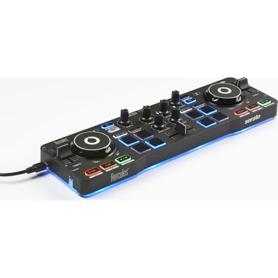 Hercules DJ Control Starlight DJ Mixer - Ultracompakt, 2-kanals