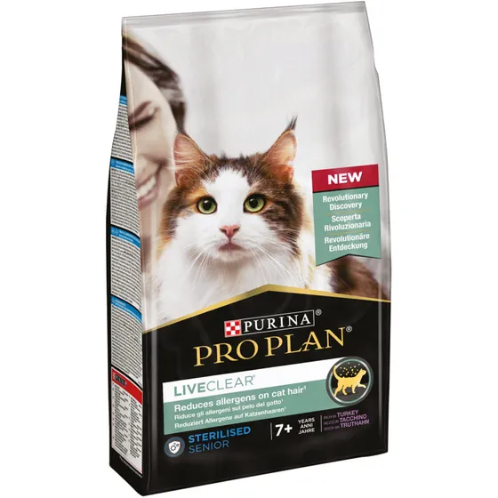 Purina Pro Plan LiveClear Steriliseret Senior 7+ Kalkun
