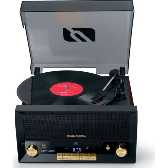 Muse MT-112W Pladespiller med Bluetooth, CD, FM, USB
