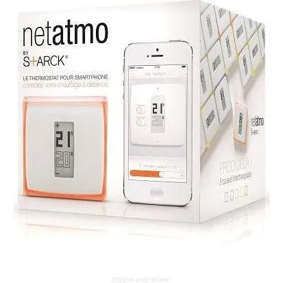Netatmo Smart Termostat by Starck V2, WiFi, Apple HomeKit, Google Assistant, Alexa