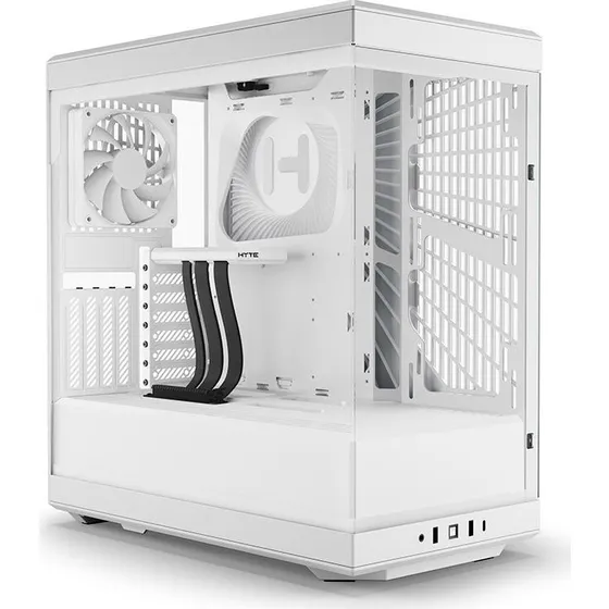 HYTE Y40 Snow White Miditower med panoramisk glas