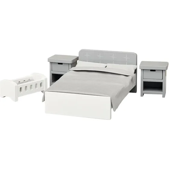 ByAstrup Dukkehus tilbehør - Soveværelse