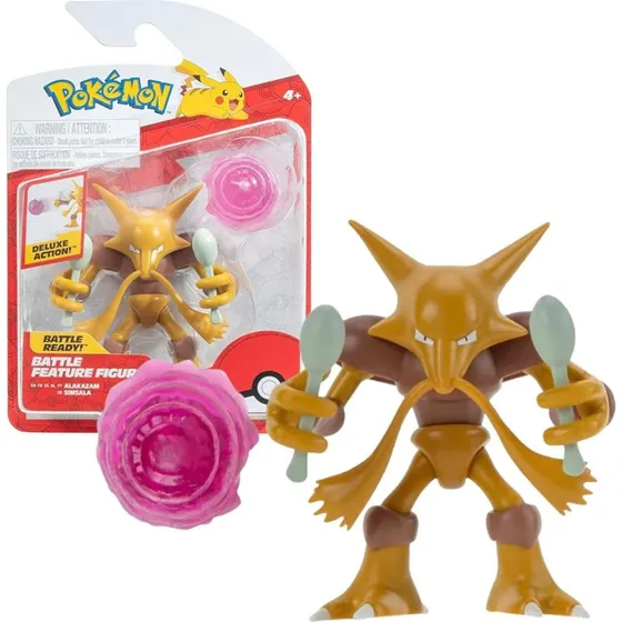 Pokémon Battle Feature Figur Alakazam PKW3036, 11 cm