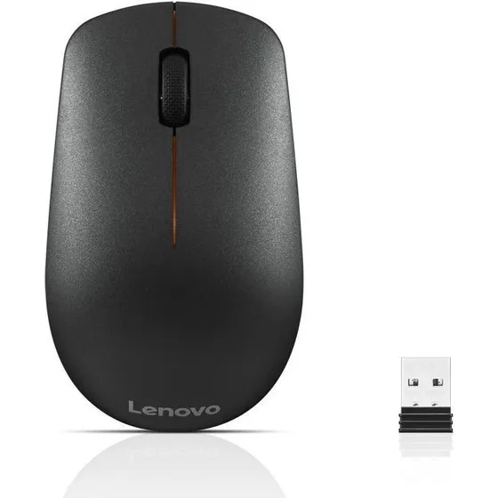 Lenovo 400 Trådløs Mus, 1.200 DPI, Ambidextrous, Sort