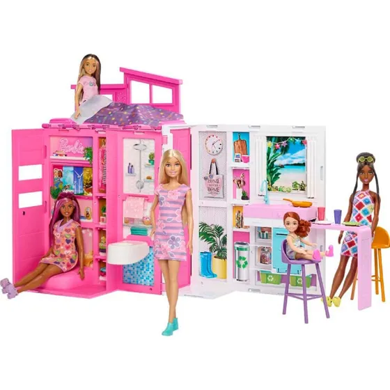 Barbie Getaway House Foldbart Dukkehus med Dukke