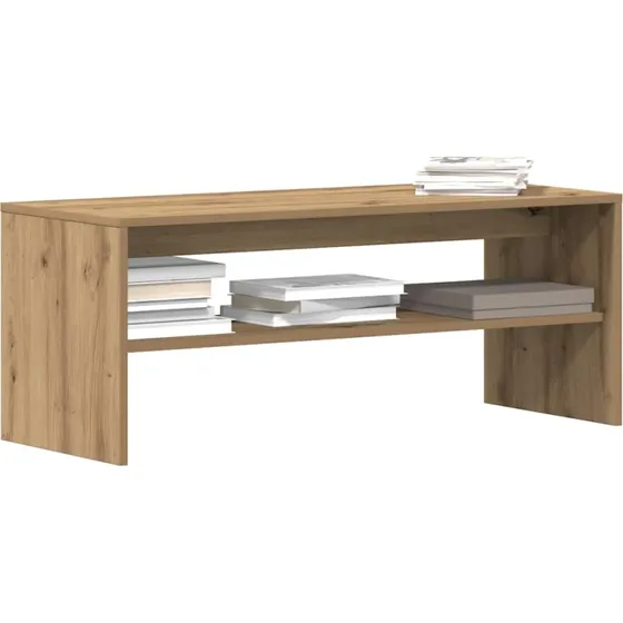 vidaXL Tv-bord 100x40x40 cm konstrueret træ hvid