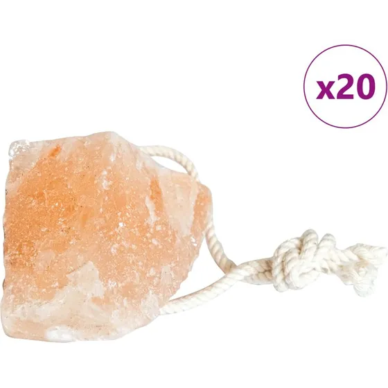 vidaXL Lyserød Salt Lick Sten – Naturlig Mineralstensalt for Dyr & Indretning