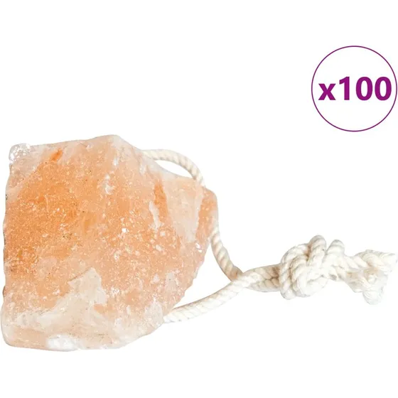 vidaXL Lyserød Salt Lick Sten – Naturlig Mineralstensalt til Dyr og Indretning