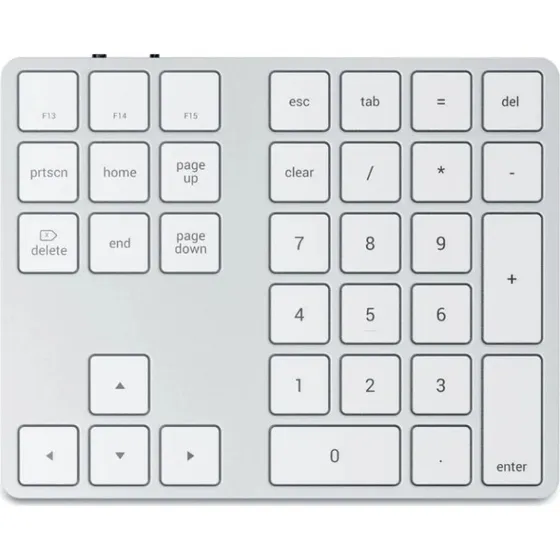 Satechi Extended Keypad Bluetooth Tastatur - Sølv
