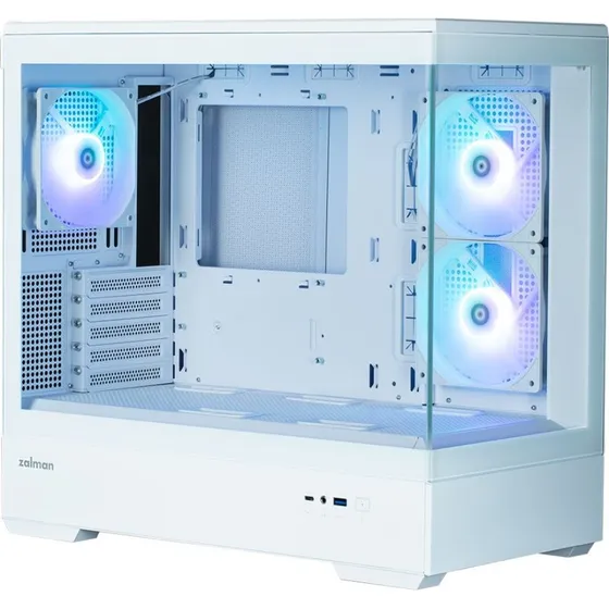 Zalman P30 V2 MicroATX Hvid, 3 ARGB Fans