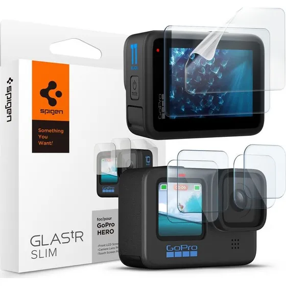 Spigen Glas.tR Slim Skærmbeskytter til GoPro Hero 4K