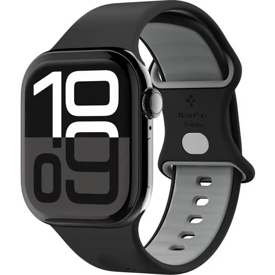 Spigen Nano Pop Urrem til Apple Watch 40/41/42mm - Sort Sesam