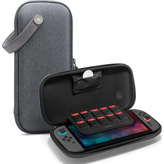 Spigen Klasden Pouch - Grå - Nintendo Switch 2