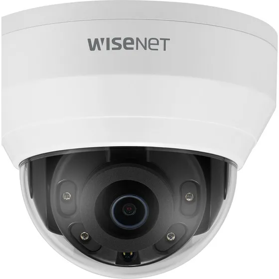 Hanwha Vision QND-8010R 5MP Kuppelkamera, PoE, IR, Farve (Dag/Nat)