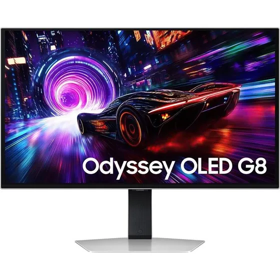 Samsung Odyssey OLED G8 32" 4K 240Hz Sølv