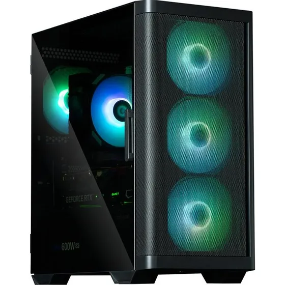 Zalman M4 Mini Tower PC-kabinet, sort, med vindue
