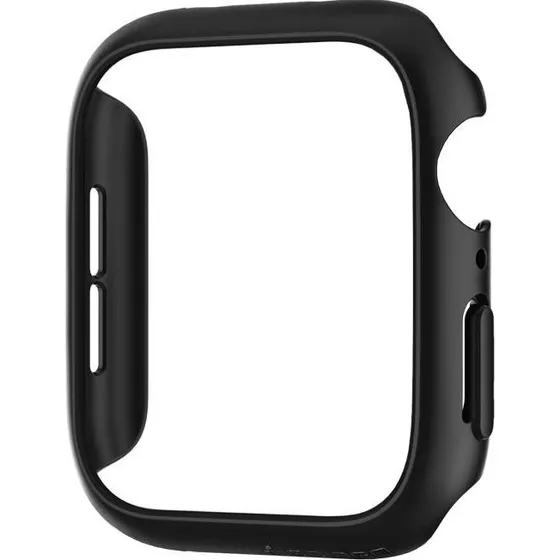 Spigen Thin Fit - Sort - Apple Watch SE 3/2022/6/5/4 (44 mm)