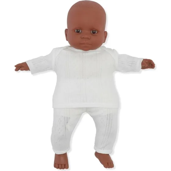 Konges Sløjd Dukken Gerd – hvid, økologisk bomuld (42 cm)