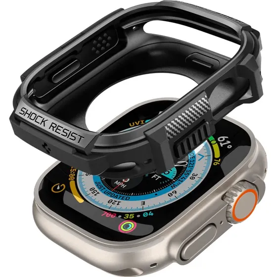 Spigen Rugged Armor - Sort - Apple Watch Ultra 3/2/1