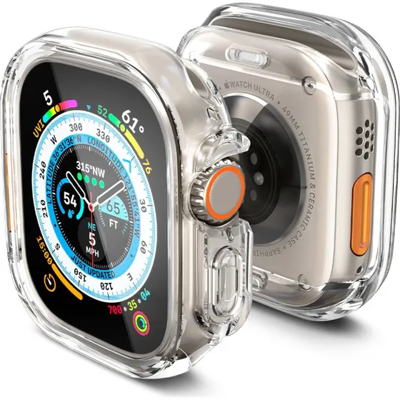 Spigen Ultra Hybrid - Transparent - Apple Watch Ultra 49mm