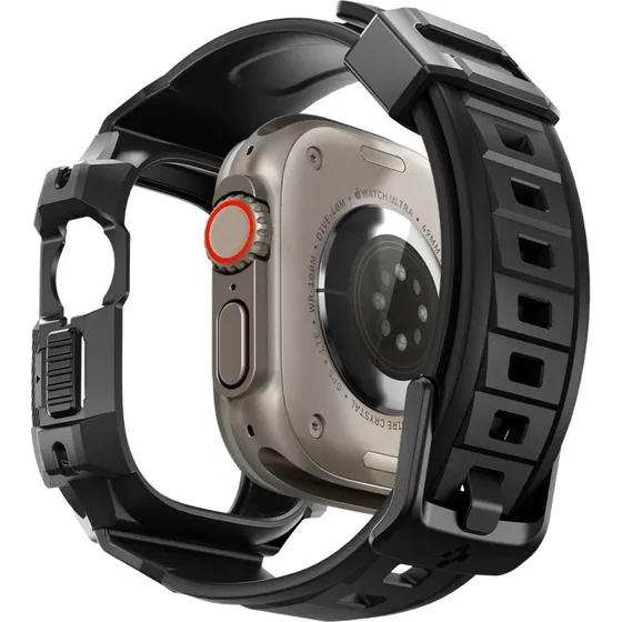 Spigen Rugged Armor Pro - Sort - Apple Watch Ultra 3/2/1
