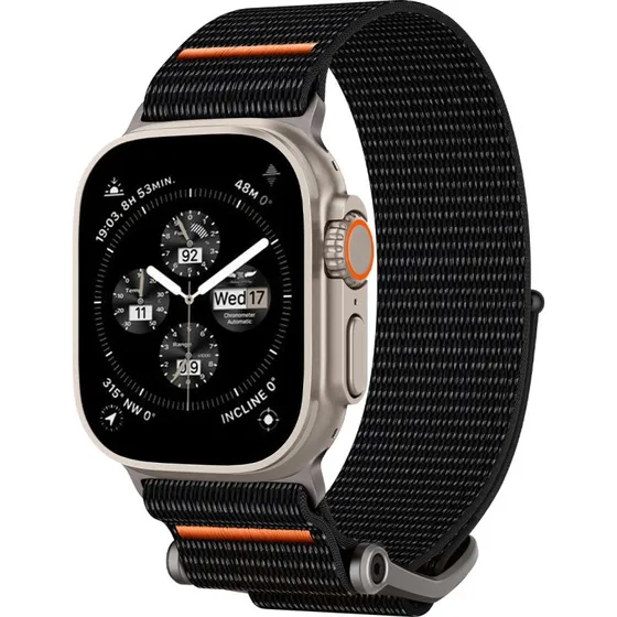 Spigen DuraPro Flex Armbånd til Apple Watch 49mm/46mm/45mm/44mm - Sort