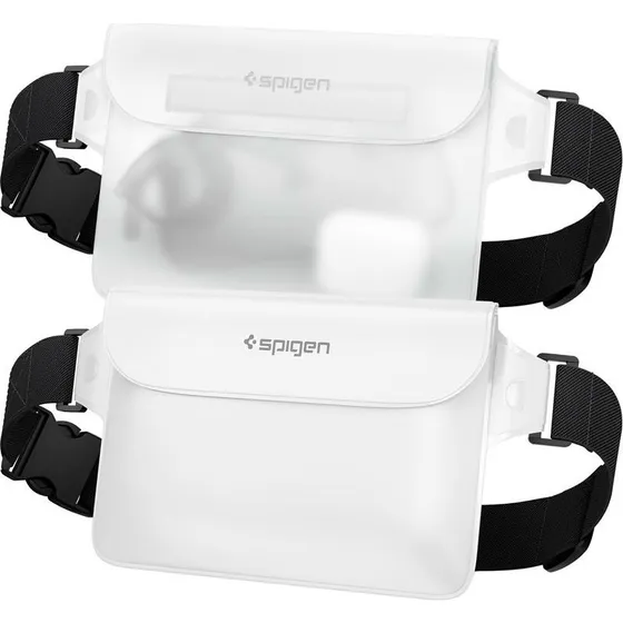 Spigen A620 Aqua Shield Vandtæt Bæltetaske 2pk, Hvid