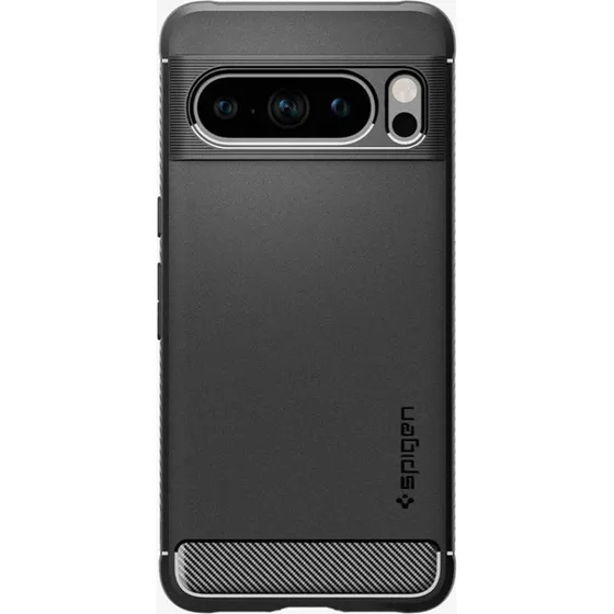 Spigen Rugged Armor Matte Sort til Google Pixel 8 Pro
