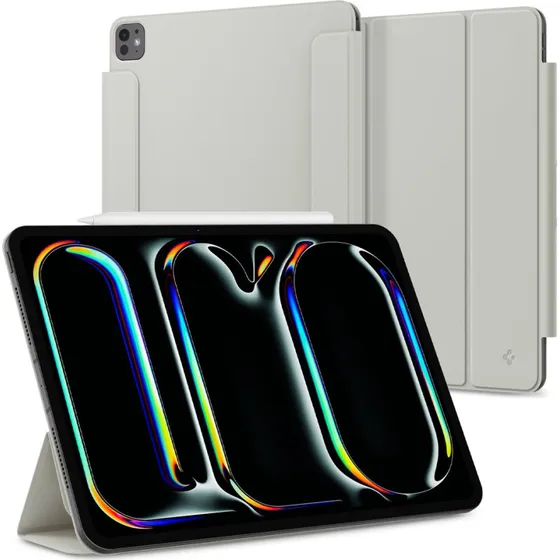 Spigen ACS06511 Folio Cover til iPad Pro 13" Grå