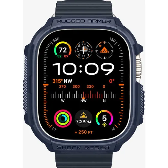 Spigen Rugged Armor Navy Blå til Apple Watch Ultra 1/2/3