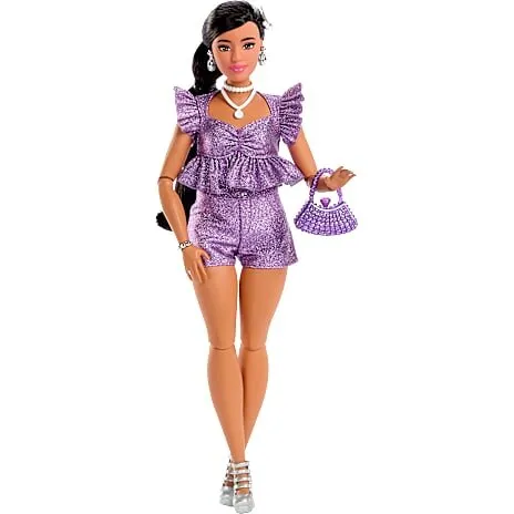 Barbie Deluxe Style dukke – lilla