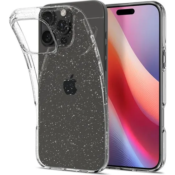Spigen Liquid Crystal Glitter - Crystal Quartz - iPhone 16 Pro