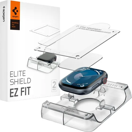 Spigen Eliteshield Skærmbeskyttelse til Apple Watch Series 10 42mm, 2 stk.