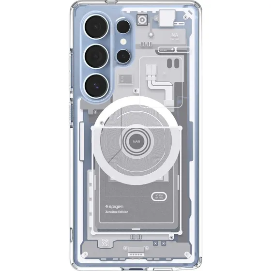 Spigen Ultra Hybrid MagSafe - Zero One Hvid - Samsung Galaxy S25 Ultra