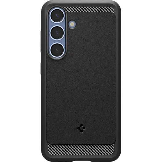 Spigen Rugged Armor MagSafe - Matte Sort - Samsung Galaxy S25+