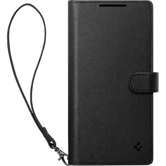 Spigen Wallet S - Sort til Samsung Galaxy S25+