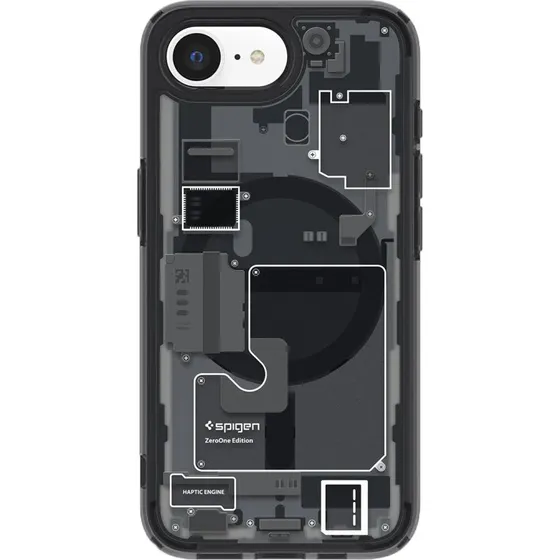 Spigen Ultra Hybrid MagSafe Zero One Sort til iPhone 17e/16e